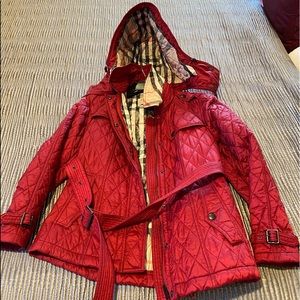 Burberry quilted coat
